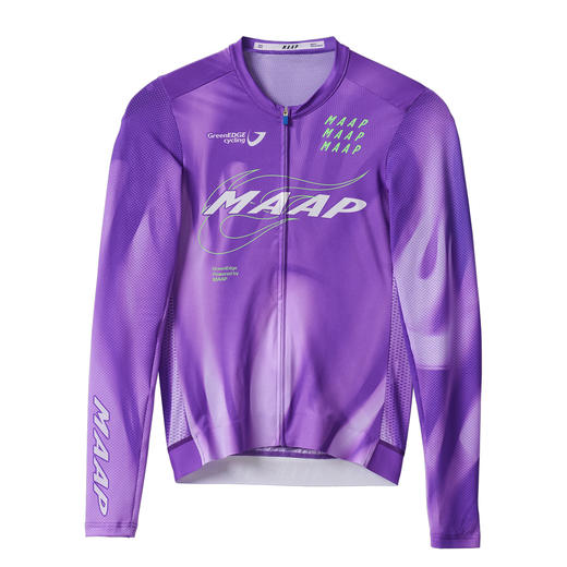 MAAP 男士 WorldTour Pro Air LS Jersey 3.0 长袖骑行服 霓虹紫 商品图4