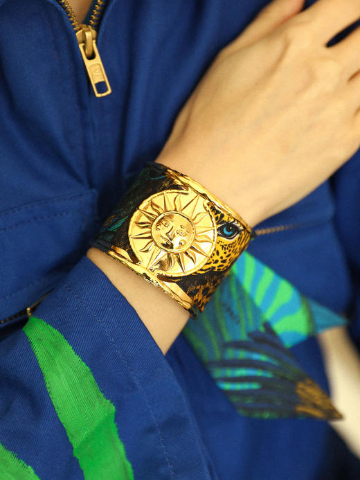 订购8周到｜AN-NEE-Soleil-幻境霓彩 4cm 丝巾手镯［法国设计师］ 商品图1