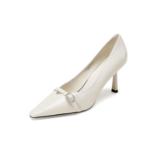 Westory2026年春季高跟小方头单鞋通勤百搭乐福鞋深口单鞋S26AE50911 商品图10