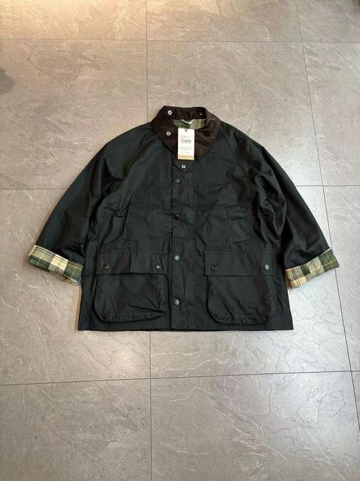 Barbour日版宽松oversize经典油蜡夹克外套 复古格纹内里工装风衣 商品图2