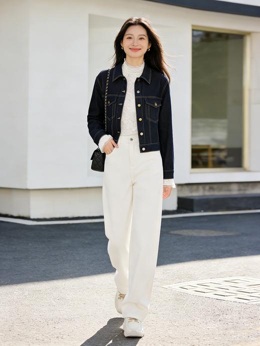 臣禾	【花影毛衫】绵羊毛+桑蚕丝 半高领花边针织衫	9261090196 商品图3