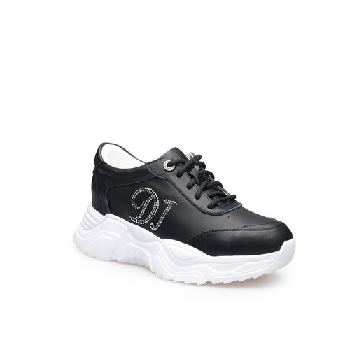 豪麟名鞋奥莱迪嘉女鞋时尚休闲鞋牛皮革DJXXO61WX208黑色  原价1960元 商品图0