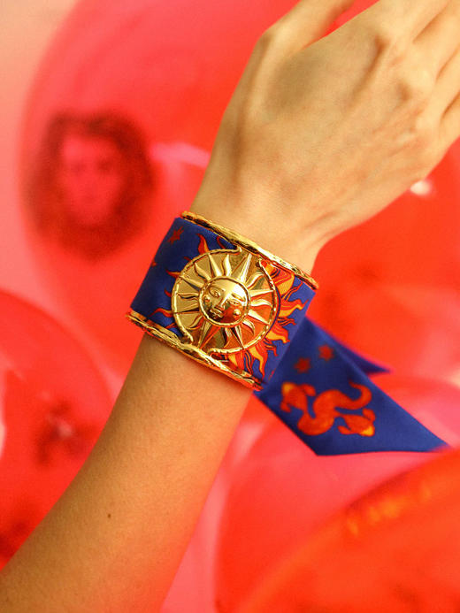 订购8周到｜AN-NEE-Soleil-幻彩星语 4cm 丝巾手镯［法国设计师］ 商品图0