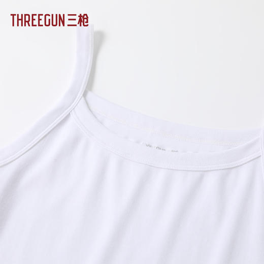 Threegun三枪 零碳莱赛尔棉罗纹女吊带衫-T30075A01 商品图3