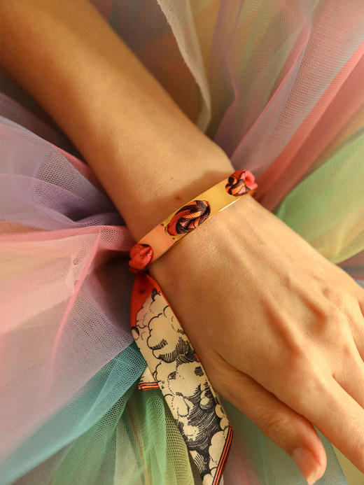 订购8周到｜AN-NEE-Septembre-时光星象 2cm 丝巾手镯［法国设计师］ 商品图2