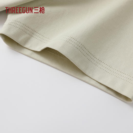 Threegun三枪 臻丝棉圆领短袖女衫-T20191A02 商品图5