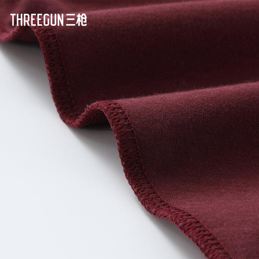 Threegun三枪 冰泉棉圆领连袖宽松女衫-T20188A01 商品图2