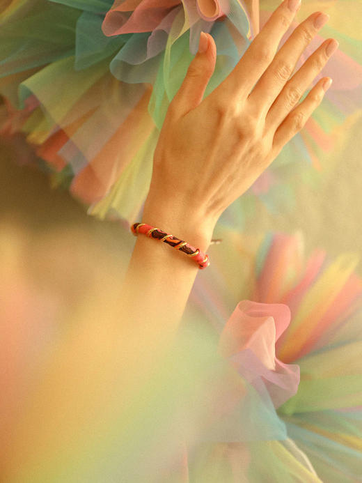 订购8周到｜AN-NEE-Octobre-时光星象 1cm 丝巾手镯［法国设计师］ 商品图0