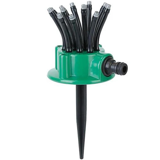 美国 多功能洒水器 草坪喷雾植物灌溉 自动喷淋12管360° 商品图2