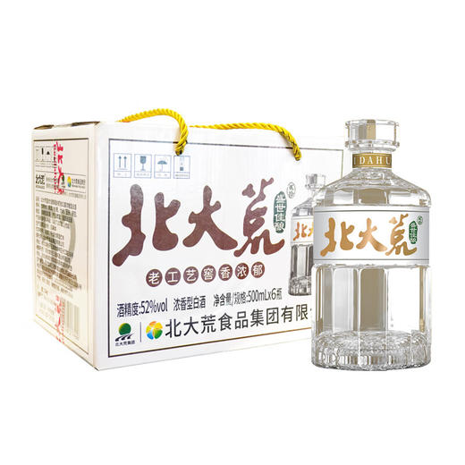 【口粮秒杀】北大荒白酒 盛世佳酿窖龄二十 浓香型 老窖酒香 500ml*6 商品图1