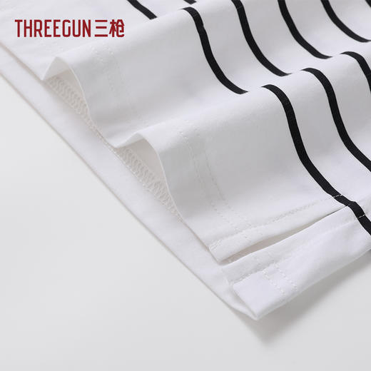 Threegun三枪 冰泉棉连帽短袖女衫-T20190A01 商品图7