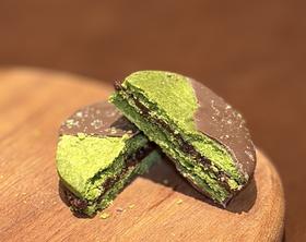 单块抹茶巧克力饼干choco Matcha cookie