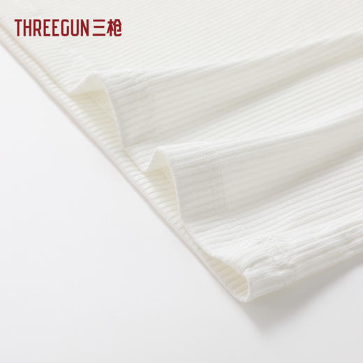 Threegun三枪 时尚罗纹宽松女背心-T30077A01 商品图4