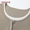 Threegun三枪 零碳莱赛尔棉罗纹拼接短袖女衫-T20184A01 商品缩略图9