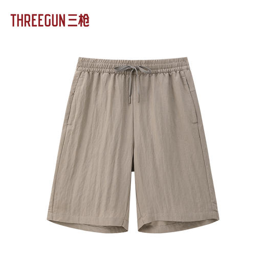 Threegun三枪 亚麻男短裤-T50057B01 商品图1