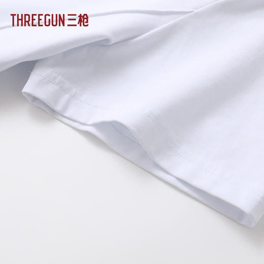 Threegun三枪 冰泉棉圆领短袖女衫-T20194A01 商品图5