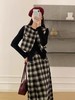 418良粉节|2026 活动爆款 活动爆款～【自营】衣周期～（三件套）Q95格子马甲➕长袖T恤➕格子半身裙套装-喜出 商品缩略图0