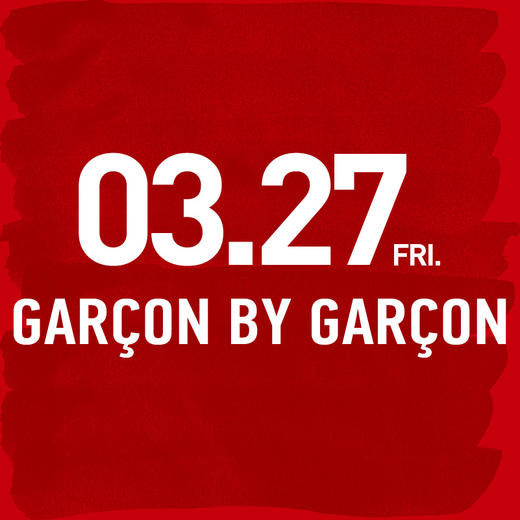 21th 蕾虎起跳-26AW秀票 GARÇON BY GARÇON 3月27日 13:30-14:00-CM 商品图0