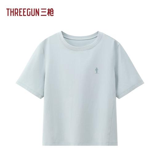 Threegun三枪 冰泉棉圆领短袖女衫-T20187A01 商品图0