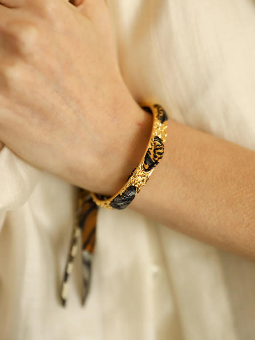 订购8周到｜AN-NEE-Féerie-幻境旷野 1cm 丝巾手镯［法国设计师］ 商品图1