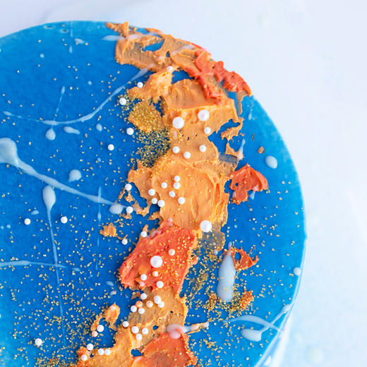 2026新版「白羊座」奇兰柑橘杏子味蛋糕｜十二星座唯美星空系列 商品图2