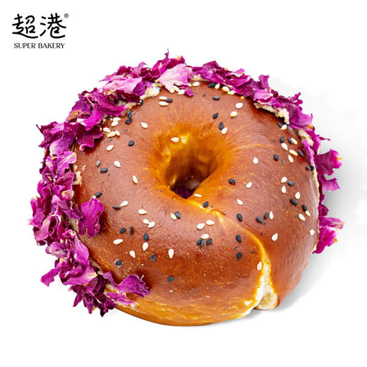 玫瑰奶油碱水贝果 商品图1