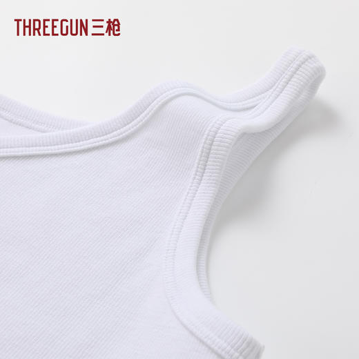 Threegun三枪 灯芯弹力棉女背心-T30078A01 商品图4