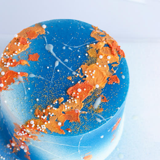 2026新版「白羊座」奇兰柑橘杏子味蛋糕｜十二星座唯美星空系列 商品图3