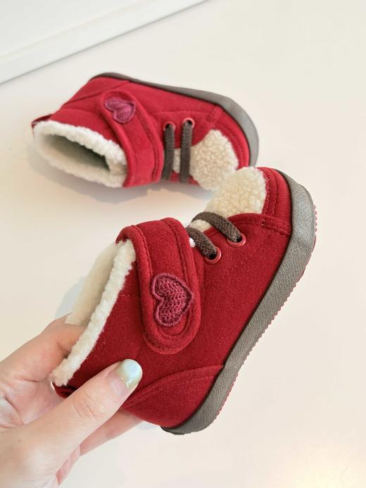 月星moonstar 秋冬新款加绒儿童学步鞋日本宝宝高脚背学步鞋 商品图8