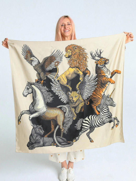 订购8周到｜AN-NEE-110cm 合集 方巾［法国设计师］ 商品图6