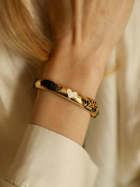 订购8周到｜AN-NEE-BAM Blanc-幻境旷野 1cm 丝巾手镯［法国设计师］