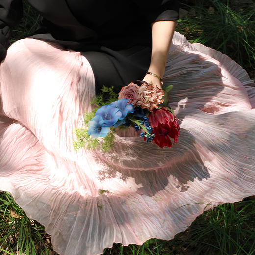 【预售7天】良木礼压褶半裙(0121） 商品图1