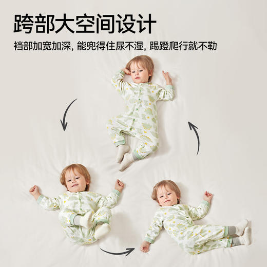 贝肽斯婴儿衣服宝宝连体衣秋装纯棉哈衣夏季薄款爬服四季长袖睡衣 商品图1