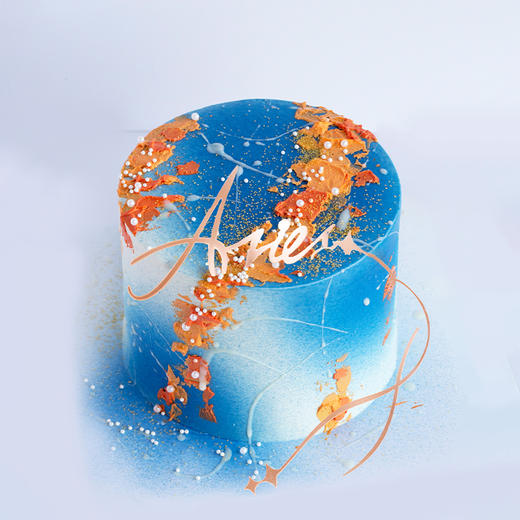 2026新版「白羊座」奇兰柑橘杏子味蛋糕｜十二星座唯美星空系列 商品图1