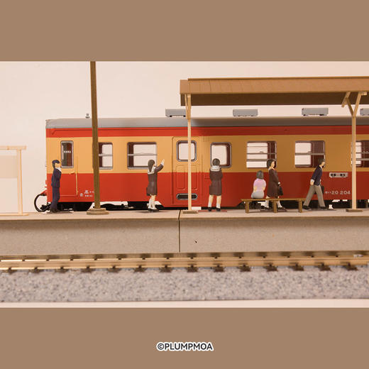 【GSC预售定金】1/80比例 纸制模型套件 街角配件系列 岛式地方站台 延长套装B（站台屋顶） 商品图1