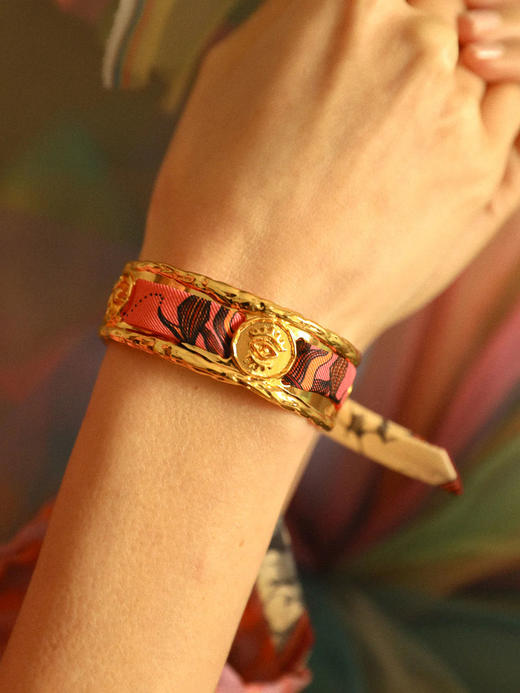 订购8周到｜AN-NEE-Irma-时光星象 1cm 丝巾手镯［法国设计师］ 商品图2