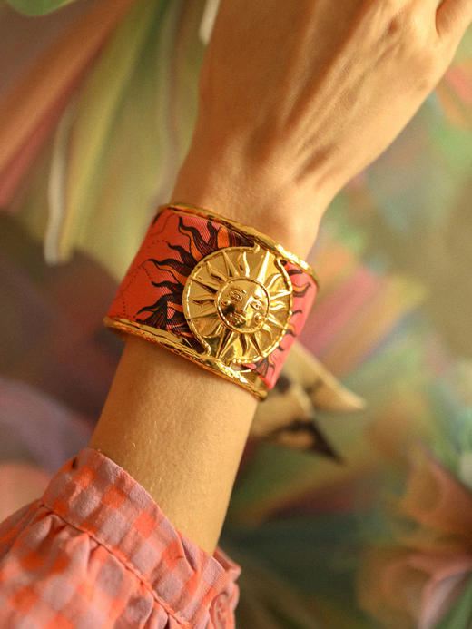 订购8周到｜AN-NEE-Soleil-时光星象 4cm 丝巾手镯［法国设计师］ 商品图0