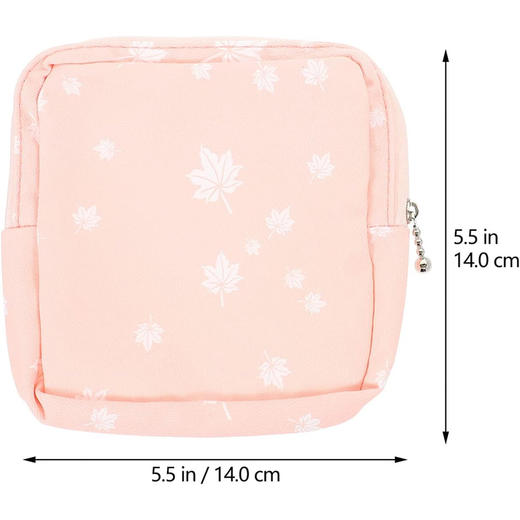 美国 布艺零钱包 卫生巾收纳包 化妆品收纳轻巧便携 商品图7