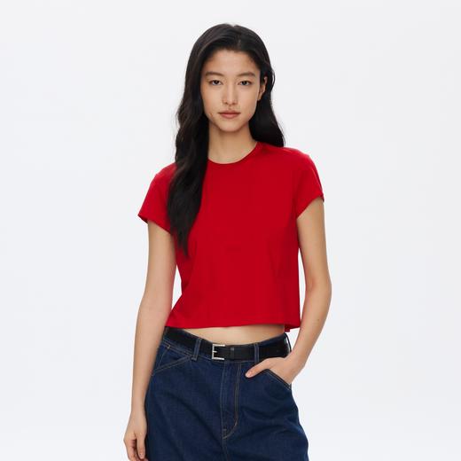 Oneup天丝棉圆领短袖 商品图1