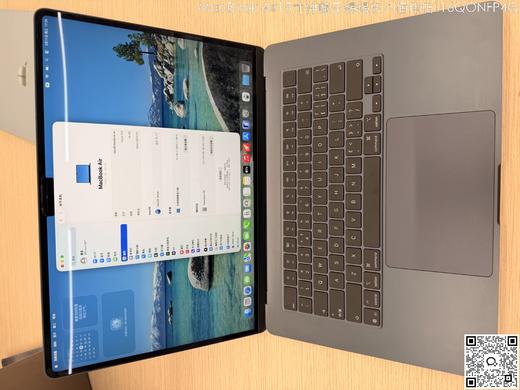 【门店样品】2️⃣号15 英寸 MacBook Air Apple M4芯片店铺同步在售，库存更新可能不及时看中直接扫码联系店内销售。 商品图4