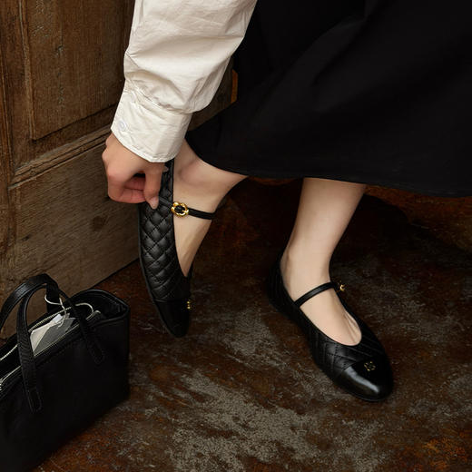 【预售7天】良木礼小香菱形单鞋（3674） 商品图1