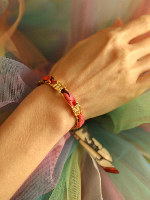 订购8周到｜AN-NEE-Féerie-时光星象 1cm 丝巾手镯［法国设计师］ 商品图1