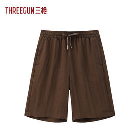 Threegun三枪 亚麻男短裤-T50057B01