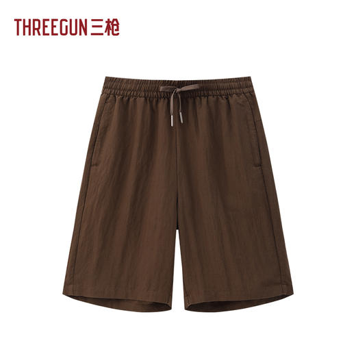 Threegun三枪 亚麻男短裤-T50057B01 商品图0