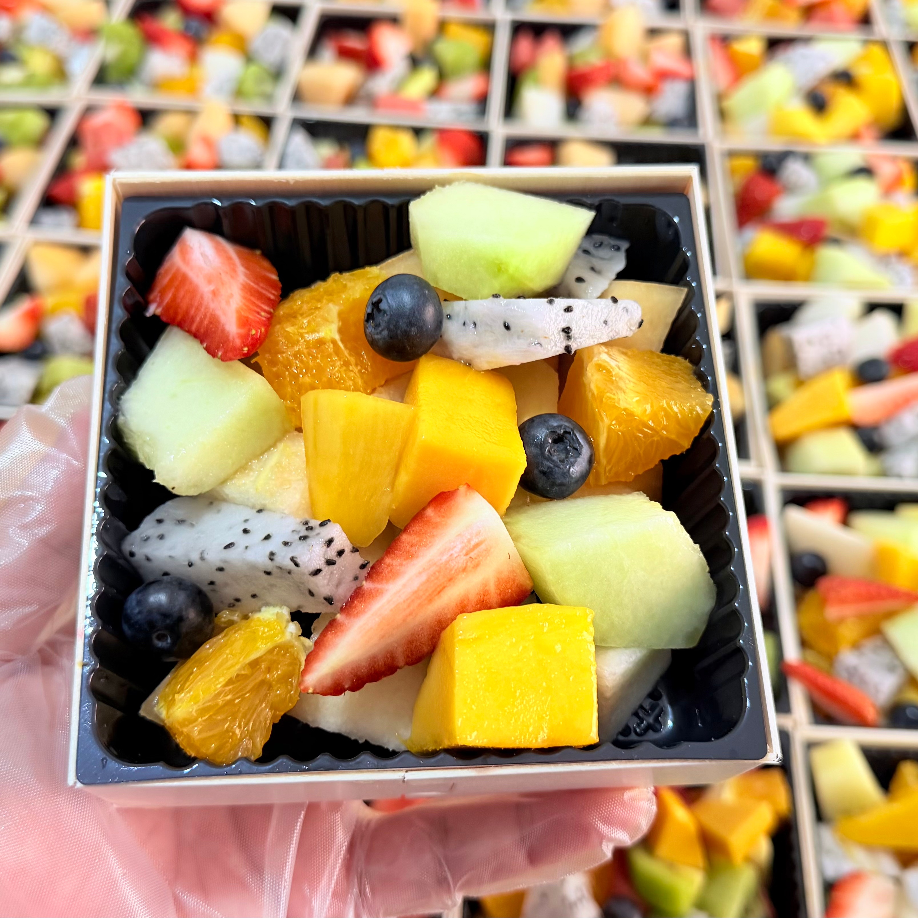 七彩果切盒mini版  建议单人 净重300g+