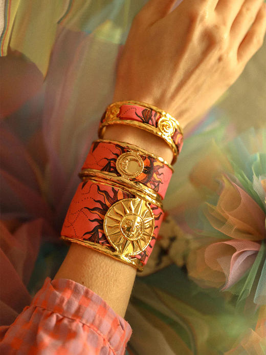 订购8周到｜AN-NEE-Lune-时光星象 2cm 丝巾手镯［法国设计师］ 商品图2