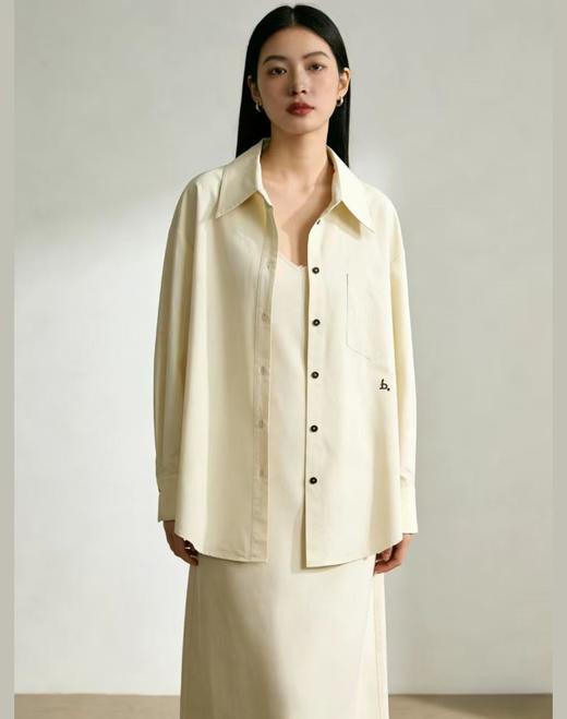 418良粉节|2026 活动爆款 【自营】质量很赞！831392 100%棉休闲宽松大版（单件）外套衬衣-喜出 商品图2
