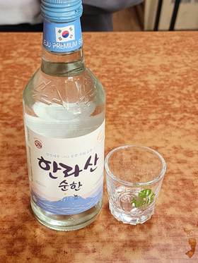汉拿山淡味烧酒16度360ml한라산16°360ml