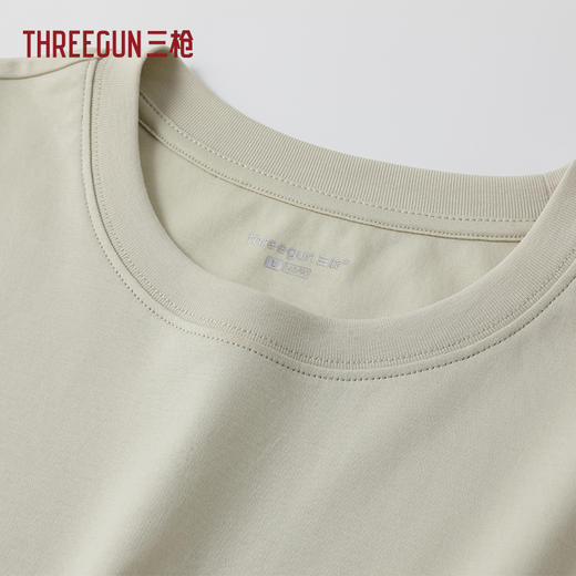 Threegun三枪 臻丝棉圆领短袖女衫-T20191A02 商品图2