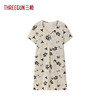 Threegun三枪 冰泉棉印花短袖女家居裙-T70022A01 商品缩略图0
